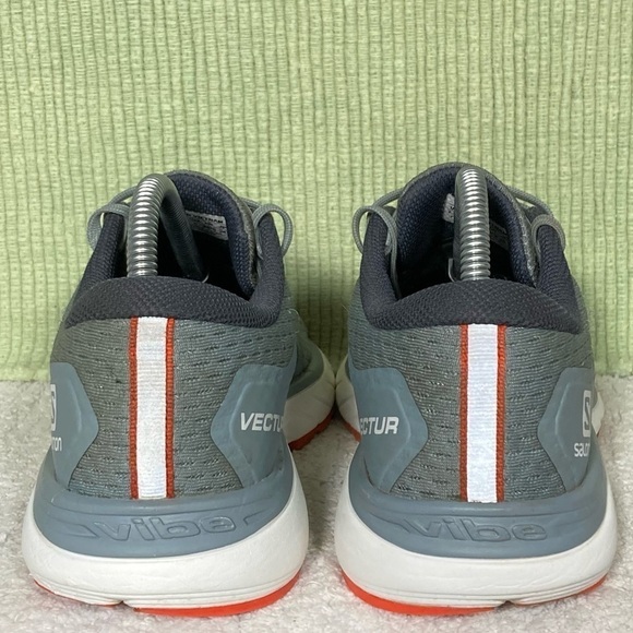 Salomon Mens Grey Vectur Low Top Running Athletic Sneaker Shoes SZ US 8 & Wmn 9 - Picture 4 of 11